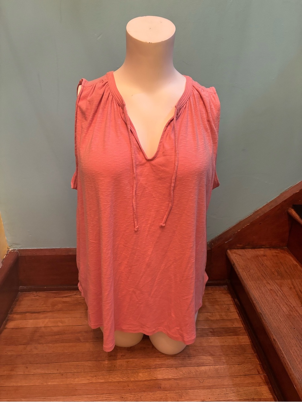 coral pink top with Thai in front size 2X